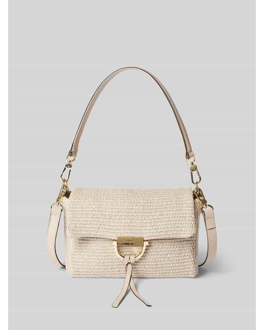 Abro⁺ Natural Handtasche Mit Schulterriemen Modell 'Temi Raffia