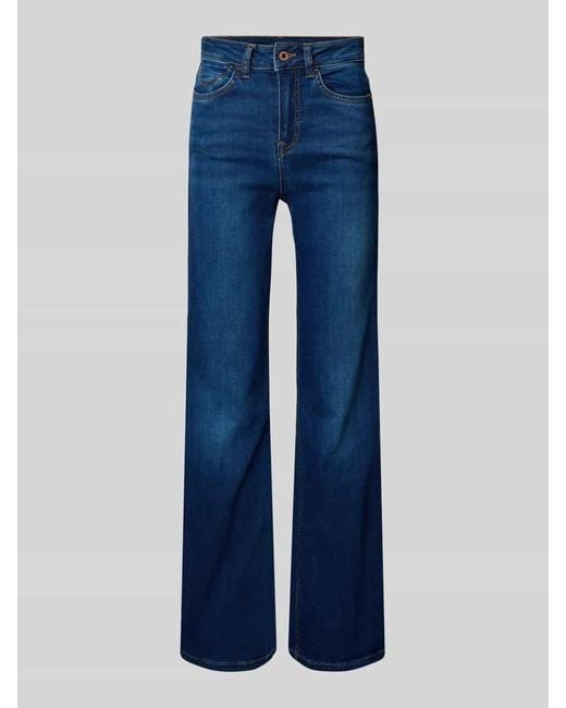 Pepe Jeans Blue Flared Jeans aus Baumwoll-Mix Modell 'WILLA'