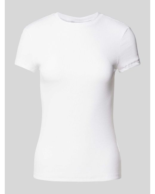 Weekday T-shirt in het White