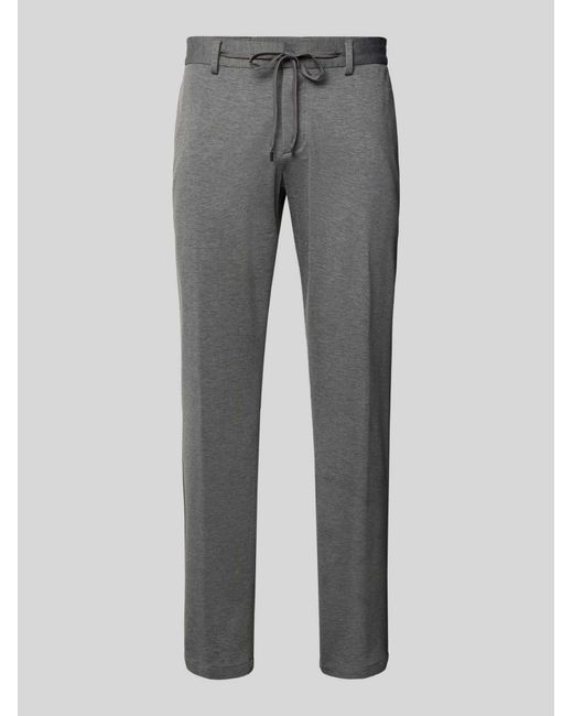 S.oliver Slim Fit joggingbroek Van Elastische Jersey in het Gray voor heren