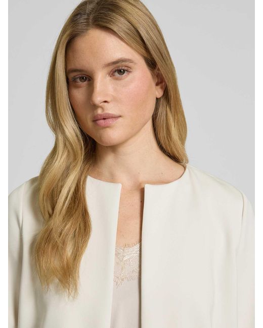 Comma, Blazer Met 3/4-mouwen in het Natural