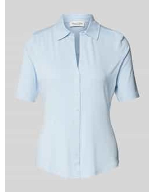 Marc O' Polo Regular Fit Jersey Met Korte Mouwen in het Blue