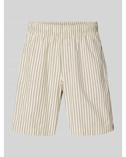 Calvin Klein Shorts mit elastischem Bund in Natural für Herren