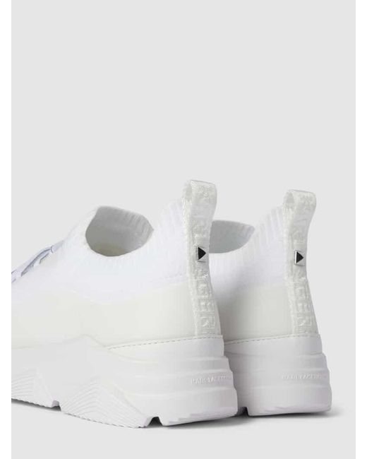 Karl Lagerfeld Sneaker mit Label-Details in White für Herren