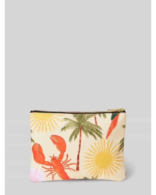 Wouf Metallic Kosmetiktasche mit Label-Patch Modell 'Rio'