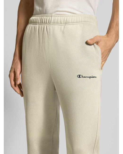 Champion Sweatbroek Met Elastische Band in het Natural voor heren