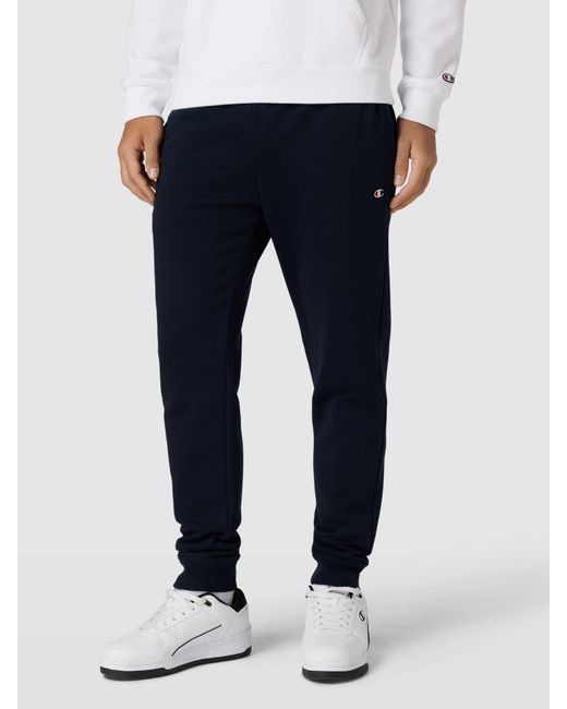 Champion Sweatpants mit Logo-Stitching in Blue für Herren