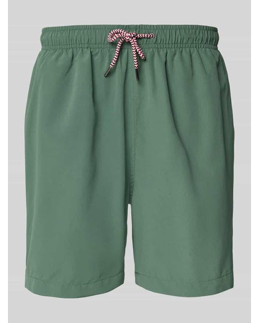 Mcneal Badehose mit elastischem Bund in Green für Herren
