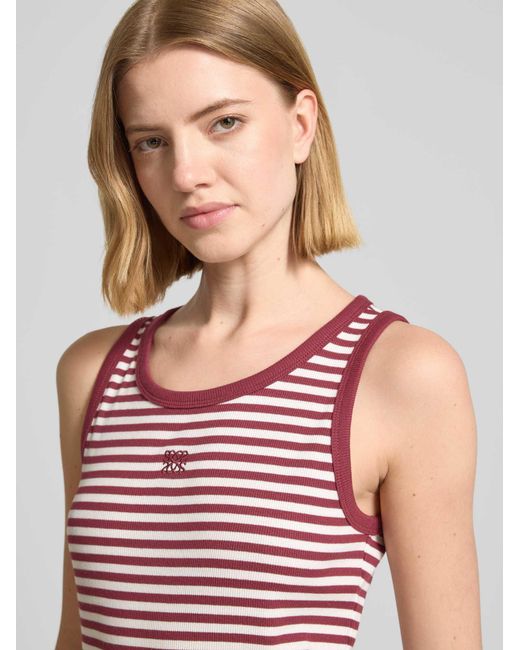 S.oliver Regular Fit Tank Top Van Katoenmix in het Red