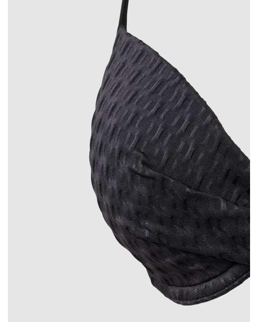 Esprit Black Bikini-Oberteil mit Strukturmuster Modell 'MIRISSA BEACH'