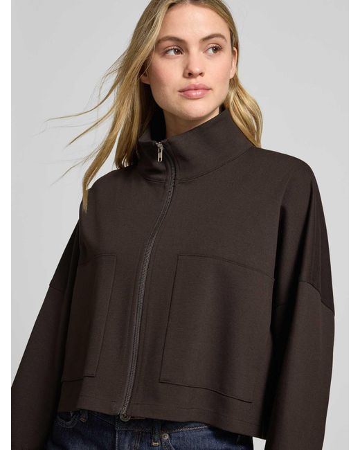 Drykorn Relaxed Fit Jack Met Opstaande Kraag, Model 'Elstow' in het Brown