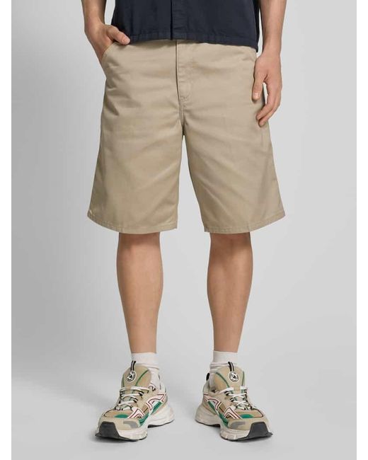 Carhartt Shorts mit Eingrifftaschen Modell 'SIMPLE' in Natural für Herren