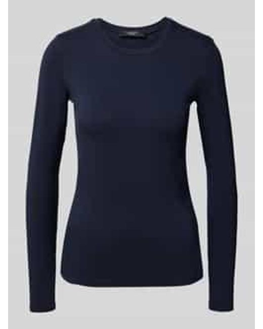 Weekend by Maxmara Regular Fit Shirt Met Lange Mouwen Van Viscosemix, Model 'Multi' in het Blue