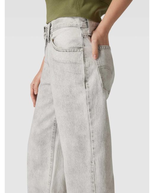Levi's Baggy Fit Jeans in het White