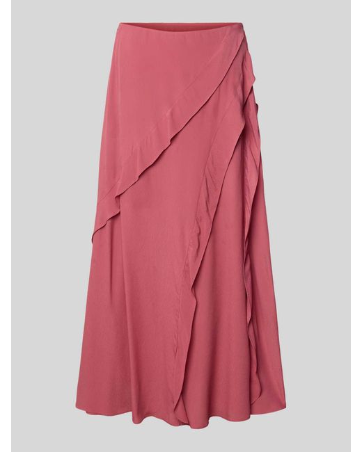 Ted Baker Maxirok Met Volants in het Pink