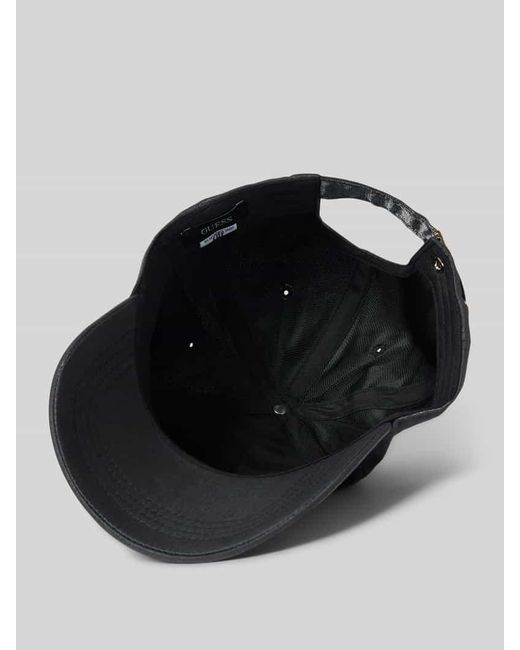 Guess Black Basecap mit Label-Applikation