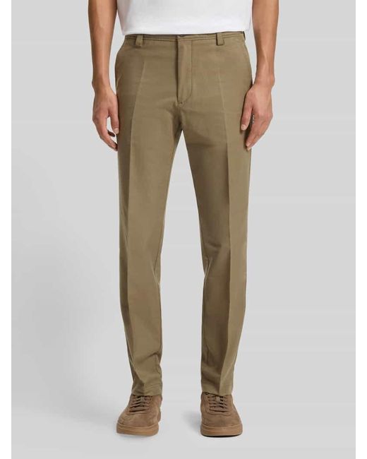 Boss Regular Fit Hose aus Baumwoll-Mix Modell 'C-KENT' in Natural für Herren