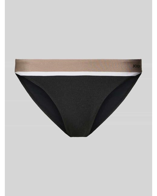Joop! Black Bikini-Hose mit Label-Print