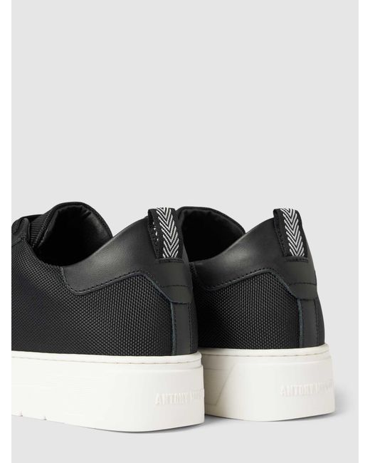 Antony Morato Sneakers Met Labelpatch in het Black voor heren