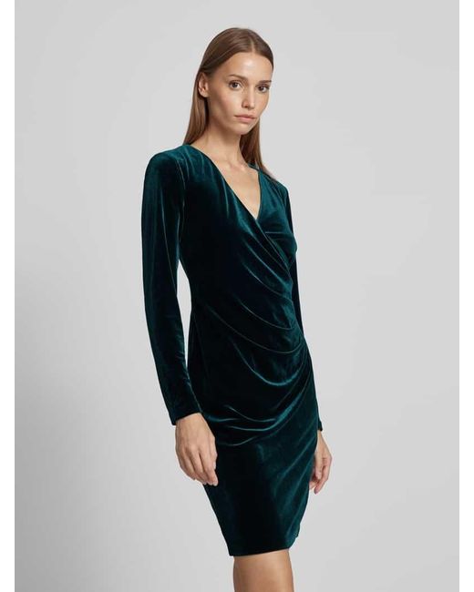 Christian Berg Cocktail Blue Knielanges Cocktailkleid