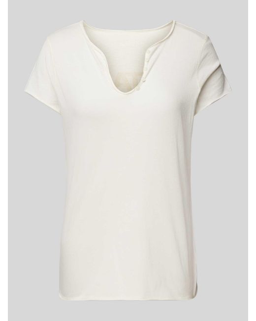Zadig & Voltaire T-shirt Met V-hals in het White