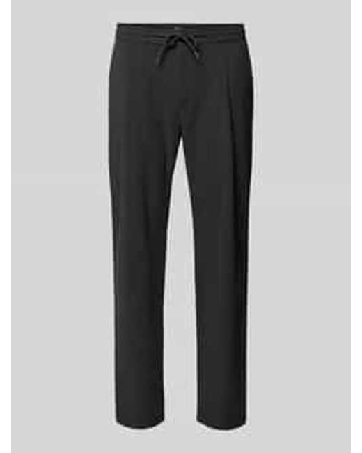 Mcneal Stoffen Broek Van Pure Viscose in het Black voor heren