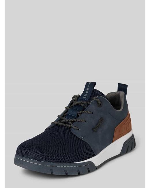 Bugatti Sneaker Mit Label-Applikation Modell 'Irish' in Blue für Herren