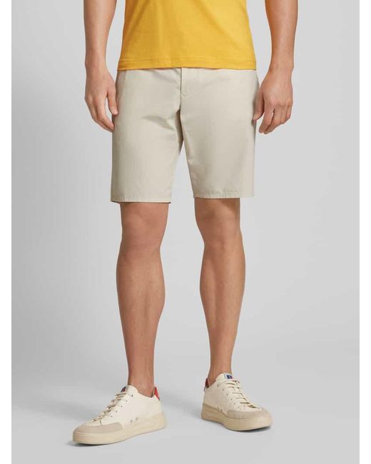 Gant Relaxed Fit Shorts mit Gürtelfalten in Natural für Herren