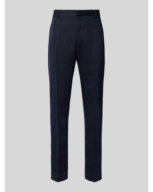 Calvin Klein Regular Fit Pantalon Met Achterzak in het Blue voor heren
