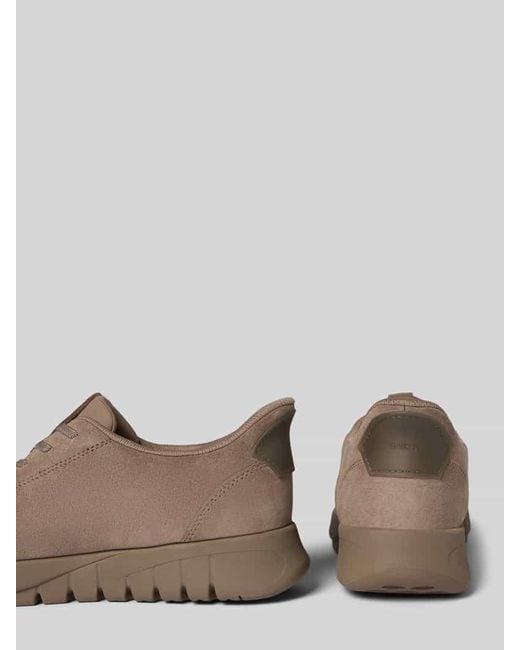 Geox Natural Sneaker mit Schnürung Modell 'FLEXTRIDE PLUS'