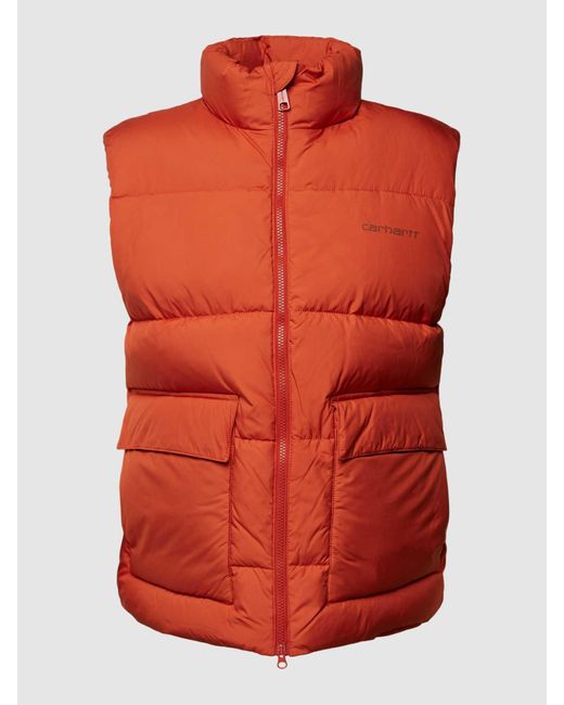 Carhartt Bodywarmer Met Klepzakken, Model 'Springfield' in het Orange voor heren
