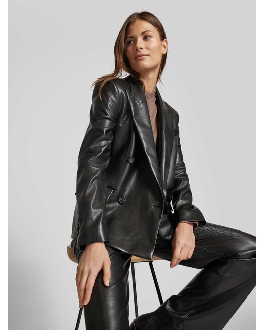 Boss Blazer Met Reverskraag, Model 'Jaleto' in het Black