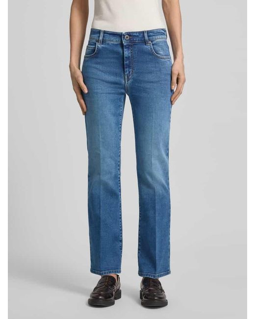 Weekend by Maxmara Blue Bootcut-Jeans aus Baumwoll-Mix Modell 'RAPALLO'