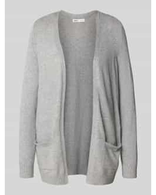 ONLY Regular Fit Cardigan Van Viscosemix, Model 'Lesly' in het Gray