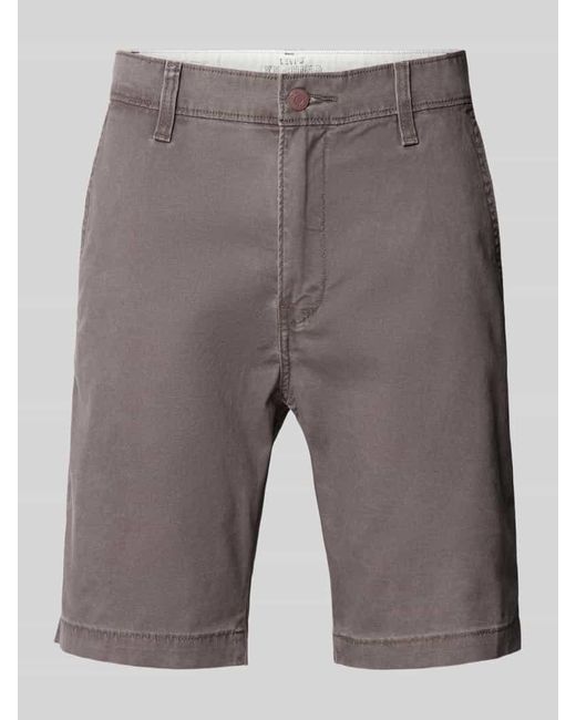 Levi's Standard Fit Chino-Shorts mit Eingrifftaschen in Gray für Herren
