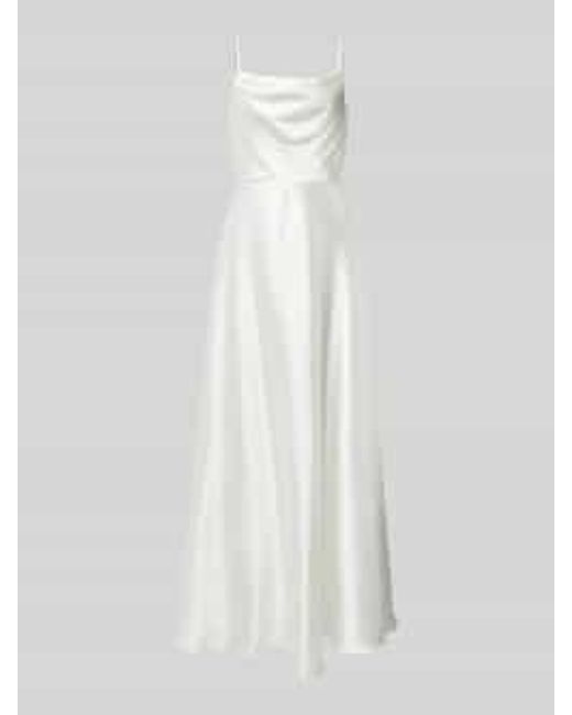 Luxuar Bruidsjurk Met Cascadehals in het White