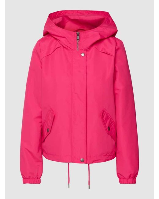 Vero Moda Pink Jacke mit Eingrifftaschen Modell 'SHORT'