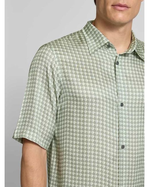 ARMANI EXCHANGE Freizeithemd mit Knopfleiste Modell 'CAMICIA' in Green für Herren