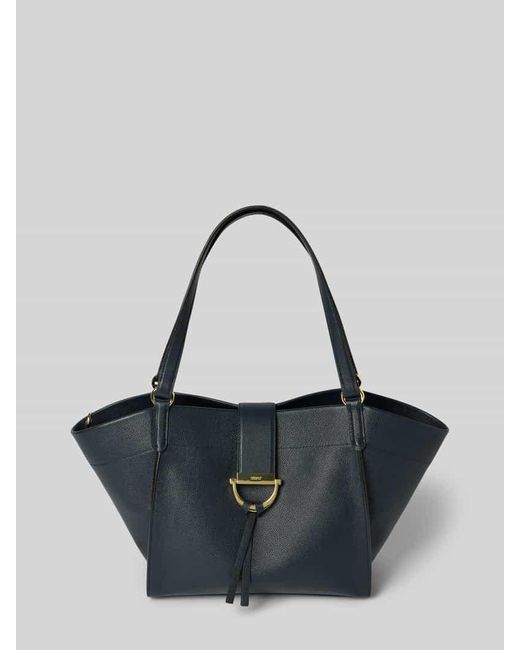 Abro⁺ Blue Shopper mit Label-Detail Modell 'TEMI'