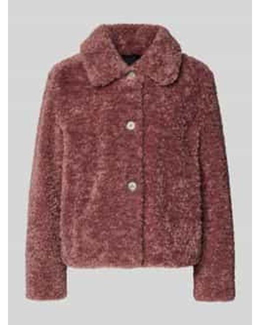 Fuchs & Schmitt Regular Fit Jack Van Teddybont Met Platte Kraag in het Red