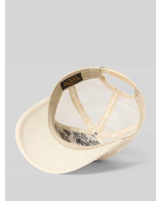 Von Dutch Trucker Cap mit Label-Patch Modell 'TAMPA' in Natural für Herren