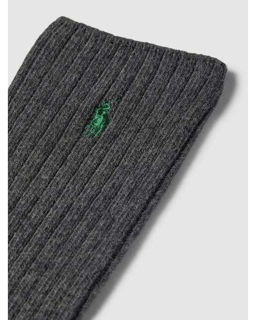 Polo Ralph Lauren Socken mit Logo-Stitching in Gray für Herren