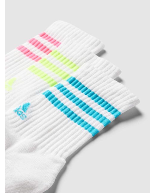 Adidas Socken mit Kontraststreifen im 3er-Pack in Multicolor für Herren