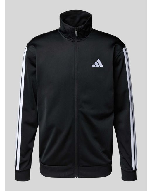 Adidas Sweatjack Met Logostitching in het Black voor heren