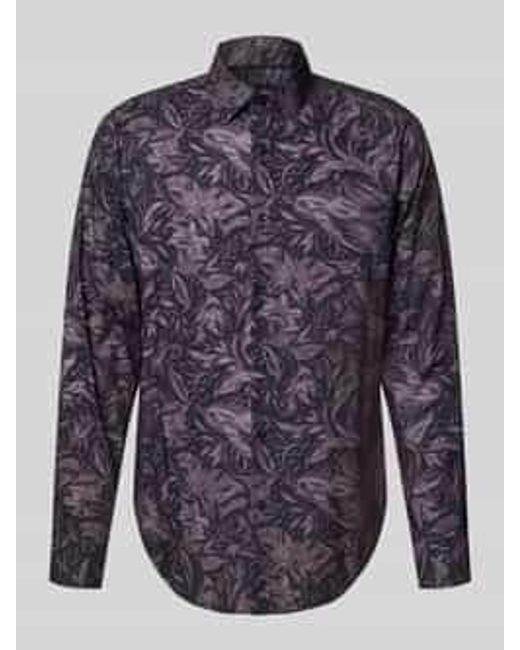 Joop! Loose Fit Zakelijk Overhemd Met Kentkraag, Model 'Matty' in het Blue voor heren