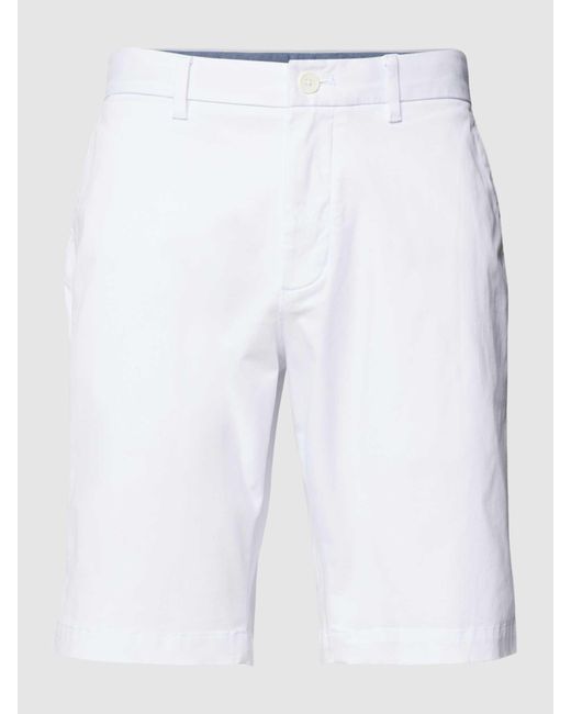 Tommy Hilfiger Shorts in unifarbenem Design in White für Herren