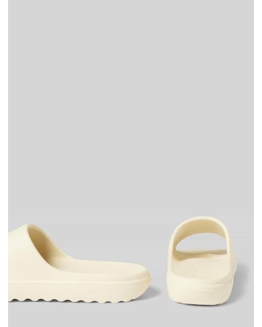 Adidas Natural Slides Mit Label-Detail Modell 'Adilette Lumia'