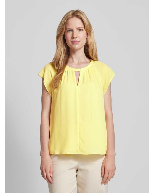 Comma, Yellow Bluse mit Kappärmeln