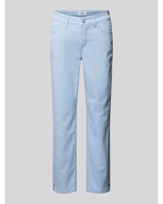 Cambio Slim Fit Jeans im 5-Pocket-Design Modell 'PIPER' in Blue für Herren