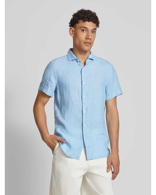 Superdry Freizeithemd mit Knopfleiste in Blue für Herren